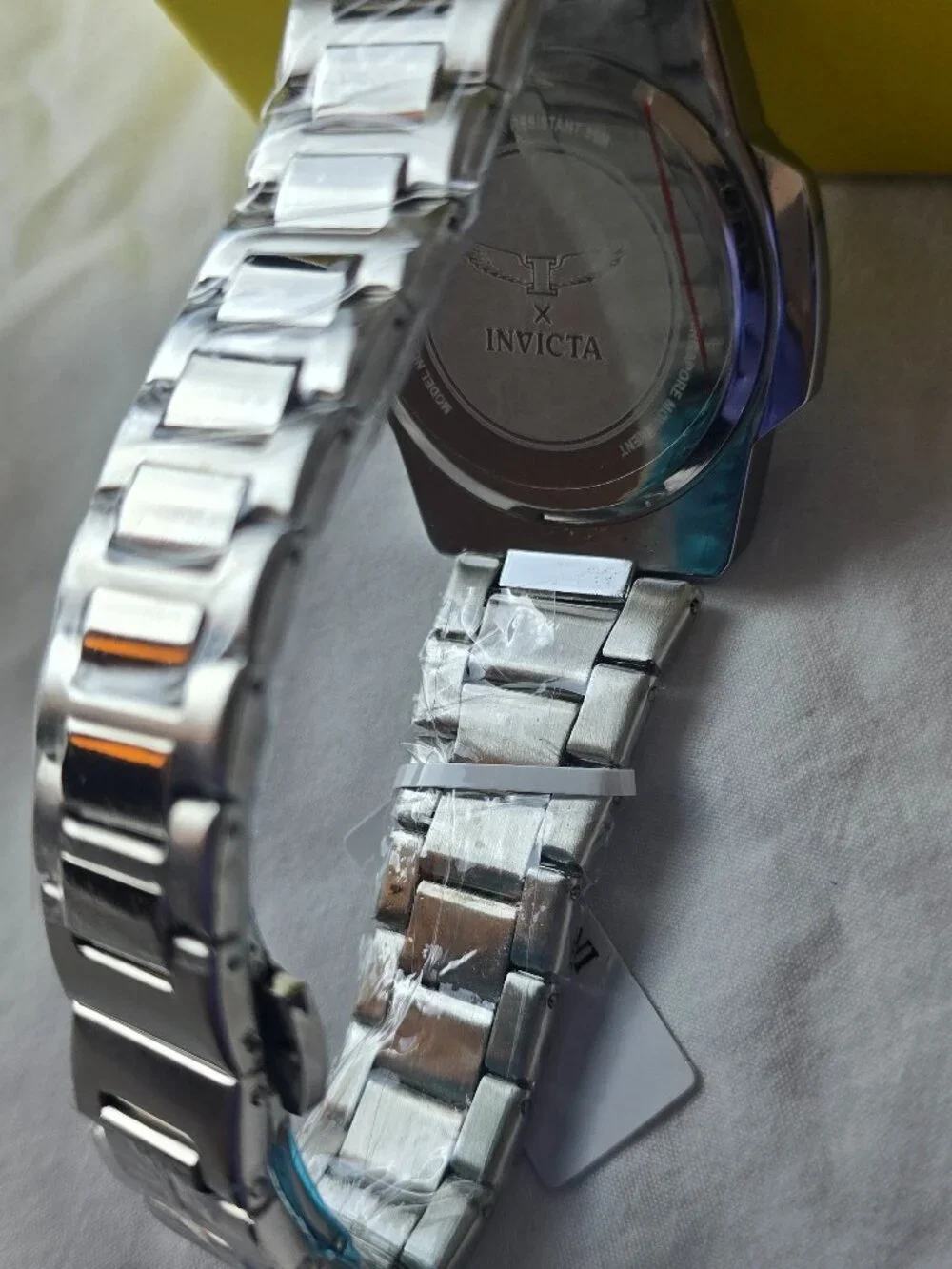 Invicta Specialty 69970 Men's Watch 44mm Silver Blue Dial Stainless Steel NEW